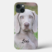 Persoonlijke weimaraner Puppy Dog Case-Mate iPhone Case (Achterkant)