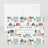 Persoonlijke Welkom bij de Neighborhood Realty Briefkaart (Voorkant / Achterkant)