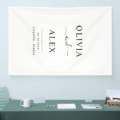 Persoonlijke Welkom Huwelijk Spandoek (Beurs)