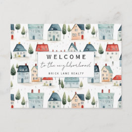 Persoonlijke Welkom in de Buurt Makelaardij Briefkaart