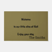 Persoonlijke Welkom in de hel Deurmat (Voorkant)