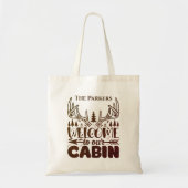 Persoonlijke welkom in onze cabine-Canvas tas (Voorkant)