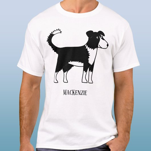 Persoonlijke Welsh Border Collie Sheepdog T-shirt
