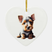 Persoonlijke Welsh Terrier Puppy Keramisch Ornament (Voorkant)