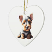 Persoonlijke Welsh Terrier Puppy Keramisch Ornament (Links)