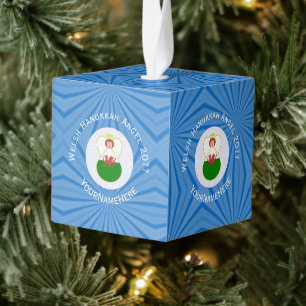 Persoonlijke Welshe Engel Hanukkah Vlag Decoratie