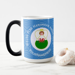 Persoonlijke Welshe engel Hanukkah-vlag  Magische Mok