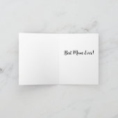 Persoonlijke wenskaart 'Madelievenveld' Kaart (Binnen)