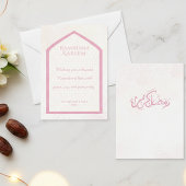 Persoonlijke wenskaart Ramadan Kareem Notitiekaartje