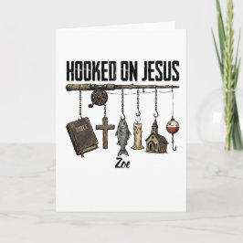 Persoonlijke wenskaart 'Verslaafd aan Jezus' Kaart