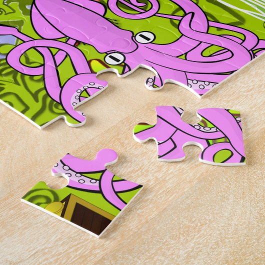 Persoonlijke wereld van de marine van het kind legpuzzel (Zijkant)