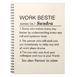 Persoonlijke Werk Beste Vriend Definitie Notitieboek