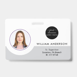 Persoonlijke Werknemer Foto ID Bedrijfsbeveiliging Badge
