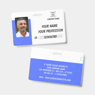 Persoonlijke werknemersfoto ID-badge Badge