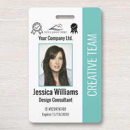 Persoonlijke Werknemersfoto ID Bedrijfsbeveiliging Badge