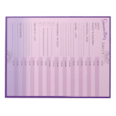 Persoonlijke werkplanner, te doen, herinnering, ma notitieblok (Voorkant)