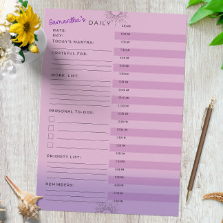 Persoonlijke werkplanner, te doen, herinnering, ma notitieblok