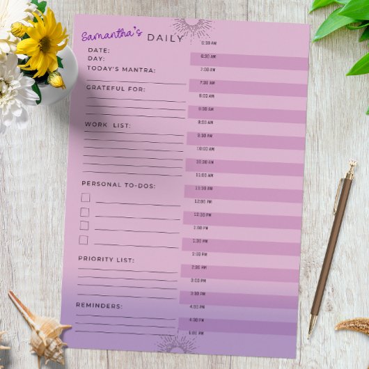 Persoonlijke werkplanner, te doen, herinnering, ma notitieblok