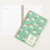 Persoonlijke Western Cowboy Dog Hound Groen Planner (Display)