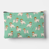 Persoonlijke Western Cowboy Hond Jachthond Groen Etui (Achterkant)