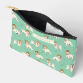 Persoonlijke Western Cowboy Hond Jachthond Groen Etui (Open)