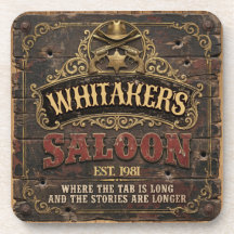Persoonlijke Western Saloon Rustieke Man Cave Thui