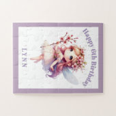 Persoonlijke Whimsical Bloemenkabouter Legpuzzel (Horizontaal)