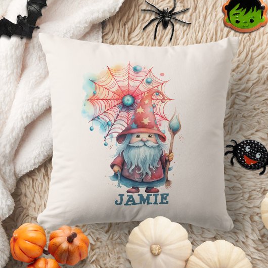 Persoonlijke Whimsical Wizard Halloween Kinderen Kussen