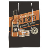 Persoonlijke Whiskey Flessenbar Western Bar Medium Cadeauzakje (Achterkant)
