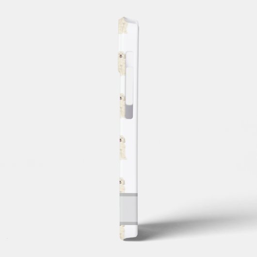 Persoonlijke whitepreparaat van crème Case-Mate iPhone case (Achterkant / Links)