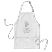 Persoonlijke wijnkelder standaard schort (Voorkant)