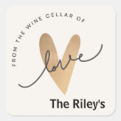 Persoonlijke Wijnkelder Stickers (Voorkant)