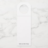 Persoonlijke wijnlabel POP CLINK FIZZ Flessenhanger (Achterkant)
