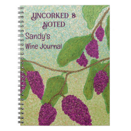 Persoonlijke wijnlogboek Uncorked & Noted Notitieboek