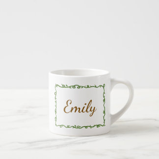 Persoonlijke wijnstok espresso kop