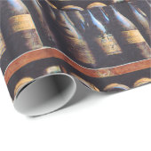 Persoonlijke wijnverzamelaars accessoires cadeaus cadeaupapier (Rol Hoek)