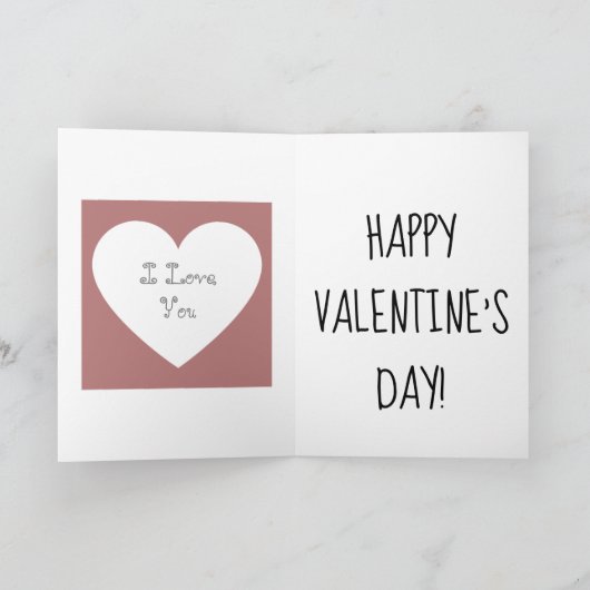 Persoonlijke 'Wil je met me trouwen' Huwelijksaanz Kaart (Binnen)