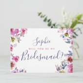 Persoonlijke Wil je? Trouwkaart Kaart (Staand voorkant)