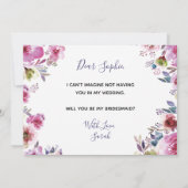 Persoonlijke Wil je? Trouwkaart Kaart (Achterkant)