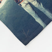 Persoonlijke 'Wilde avonturen' Foto-collage Fleece Deken (Hoek)