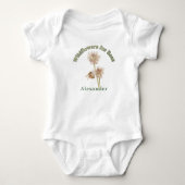 Persoonlijke Wilde Bijenbloemen Romper (Voorkant)