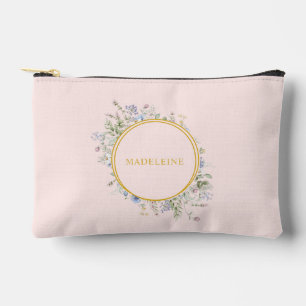 Persoonlijke Wilde Bloem Goud en Roze Etui