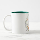 Persoonlijke Wilde Bloemen Naam Mok (Links)