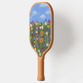 Persoonlijke Wilde Bloemen Pickleball Paddle (Links)