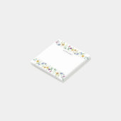 Persoonlijke Wilde Bloemen Post-it Notities Post-it® Notes (Schuin)