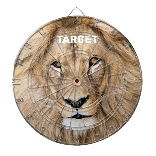 Persoonlijke Wilde Leeuw  Dartbord (Voorkant)