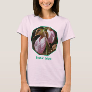 Persoonlijke Wilde Roze Dame Pantoffel Orchidee Pa T-shirt