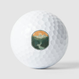 Persoonlijke Wilderness Explorer Retro Berg  Golfballen