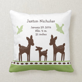 Persoonlijke Willow Deer Family Pillow Keepomwille Kussen