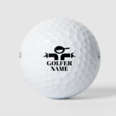 Persoonlijke Wilson-golfballen met een aangepaste  Golfballen (Voorkant)